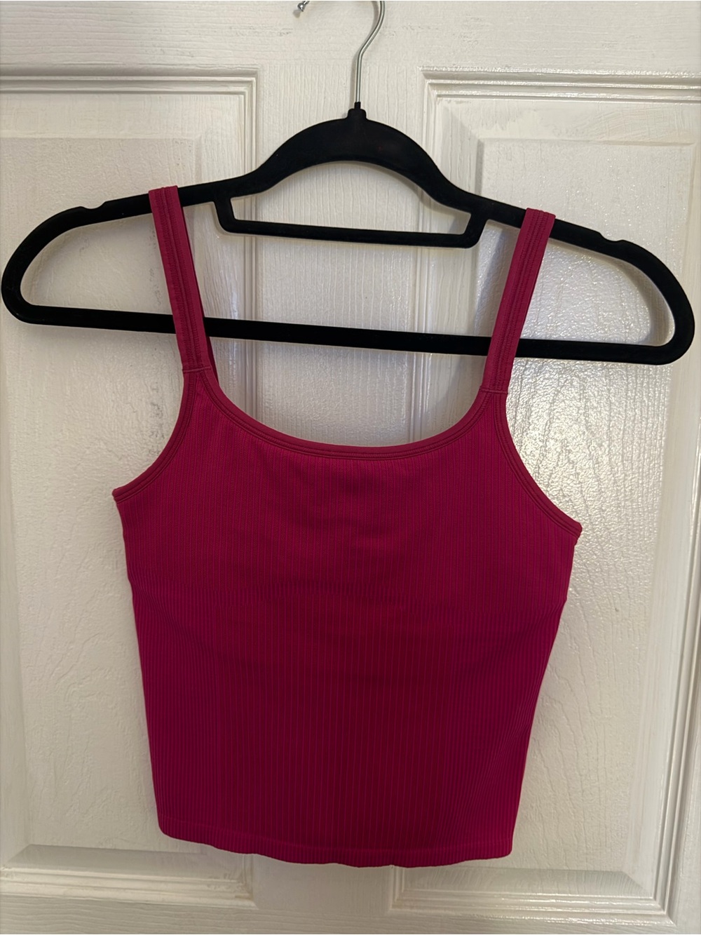 lululemon athletica Magenta Ribbed Tank Top